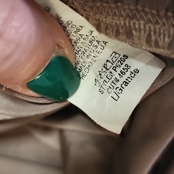 Fashion Nova brand silky taupe pants - Picture 9 of 10